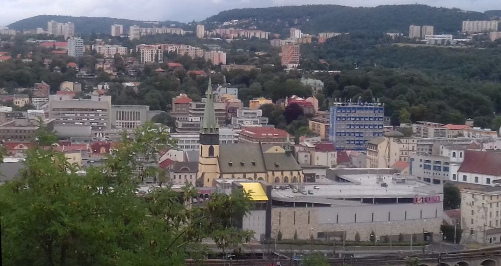 Pohled zpět na město